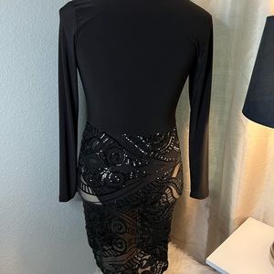 Fashion Nova Sheer and Sequin Skirt Dress!!!